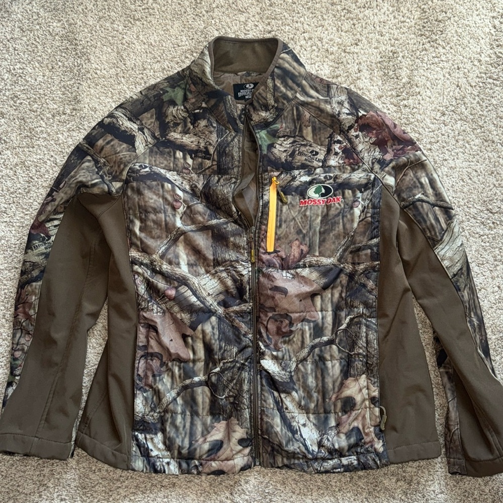 Mossy Oak Camouflage Zip Up Jacket X-Large